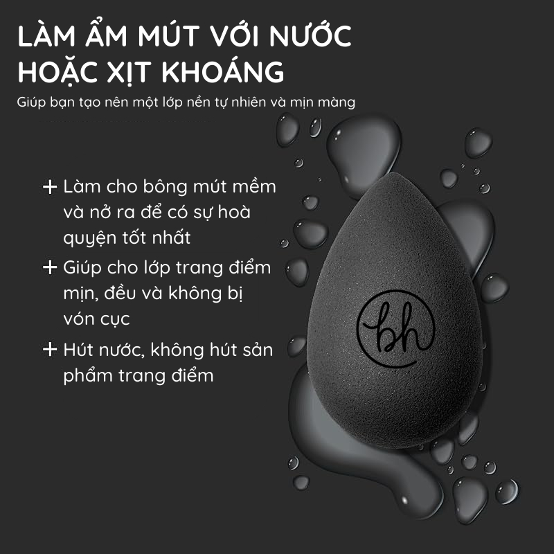 Mút Trang Điểm BH Cosmetics Miracle Complexion Size L BHM005